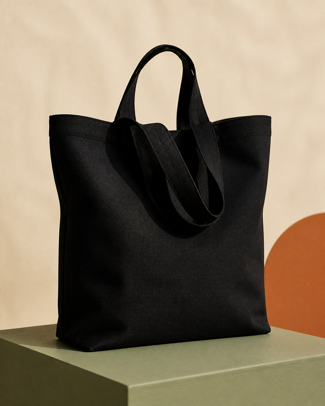 Bolso Litoral negro, producto ficticio
